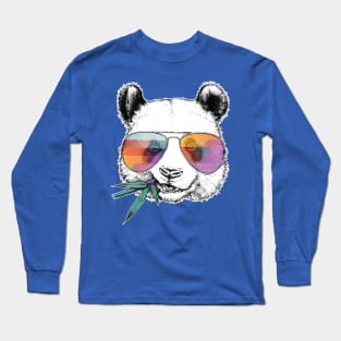 panda wearing glasses 3 Long Sleeve T-Shirt